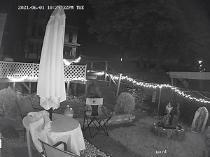 Watch Video sample at night ﹙IR mode, video compacted﹚ on Amazon Live