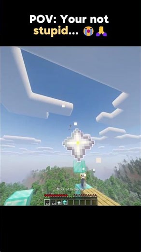 POV: You aren't stupid...