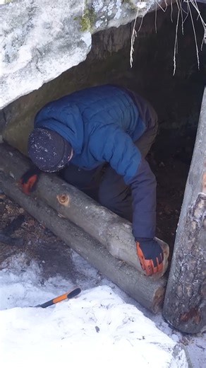 180K views · 1.5K reactions | How I built a wall right in the cave | Forest Paths | Facebook