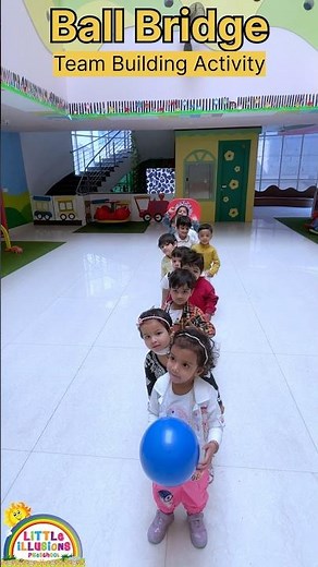 Ball Bridge, Team Building Exercise For Kids