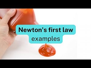 Newton's first law examples