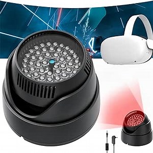 IR Illuminator for Oculus Quest 2/1 LED IR Light, Infrared Light VR Accessories, 10.8 ft Cable with Switch, Auto ON/Off, Enhance Hand Tracking Sensitivity, Reduce Drift, No-Light Leakage, Black