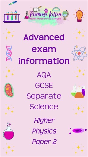 AQA - GCSE - Separate Science - Higher - Physics Paper 2 #revision #revise #GCSE #GCSES #GCSES2022 #GCSEScience
