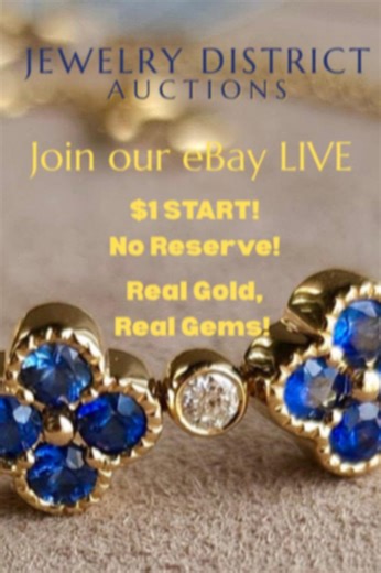 $1 START | Luxury Diamonds, Gemstones & Gold Estate Jewelry S | eBay Live Video