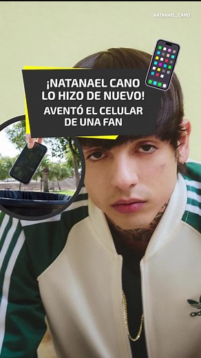 Natanael Cano lanza celular de fan en concierto