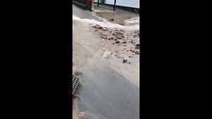 Japan: Torrential Rain Lashes Many Parts Of Country, Causing Deadly Mudslides, Flooding, Shimosuwa, Nagano, Japan, Shimosuwa, Japan - 15 Aug 2021