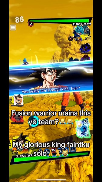 Dragon Ball Legends Faintku Solo | Fusion Warrior Team