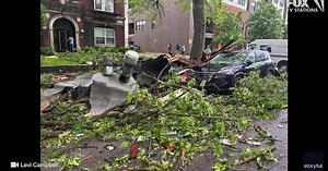 Suspected tornado causes major damage in St. Louis, Missouri