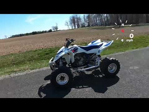 GPS TOP SPEED on a Suzuki LTR450