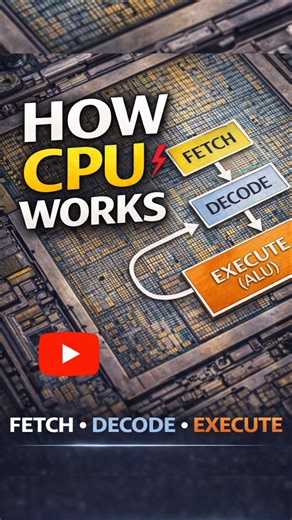 How CPU Works | Fetch Decode Execute Explained Clearly