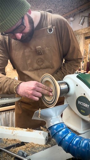 Wood Turning Magic with some cherry wood #woodworking #woodturning