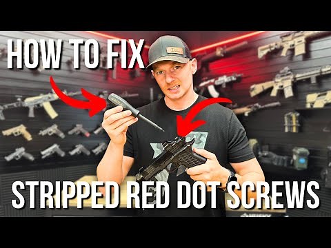 How to fix Stripped/Sheared Optic Screws