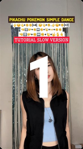 Tutorial Slow "PIKACHU POKEMON PIKA PIKA" Velocity Simple Dance Trend Challenge 【SHELLENHANDSTAR】