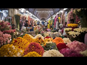 Moazzam Jahi Flower Market, Wholesale Flower Market in Hyderabad || 30 Days 30 Videos Day 14/30
