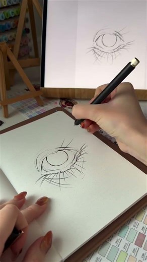 Draw and write on real paper; stroke pops up on your phone! Artist: @kkkalinina.art