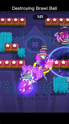 Boom With Shelly In Brawl Ball ⚽ #shorts #brawlstars #angst #animatic #gaming #viral