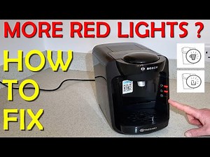 Tassimo Suny Red Light Symbols - How to Fix - Cup, Water, Descale.