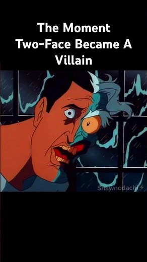 This is the MOMENT Two-Face became a VILLAIN