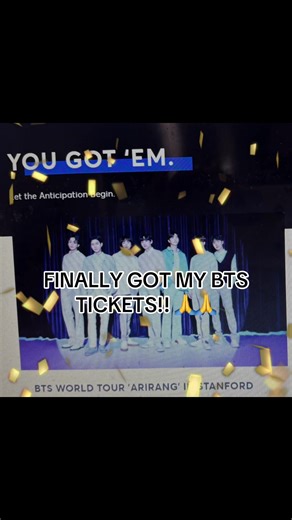 Ganamos la guerra de boletos de BTS