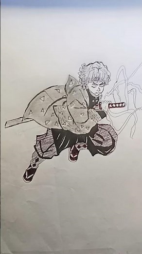 Zenitsu first form speed Drawing #drawing #art #anime #zenitsu #demonslayer #animedrawing #animeart