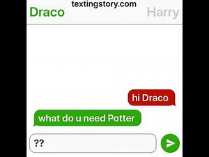 “two lovers” -Harry Potter texting story