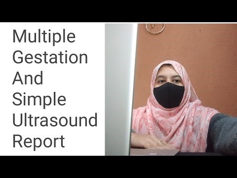 Twin Pregnancy |Triple Pregnancy Multiple Gestation Pregnancy|Format Of Ultrasound Report