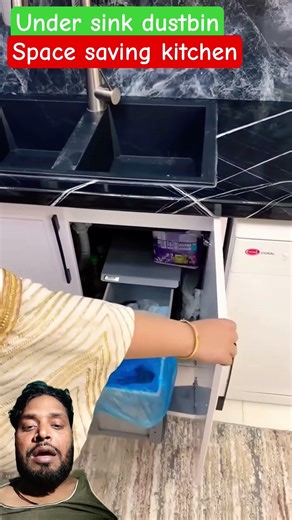 “Empty Space Under Sink? Try This Pullout dustbin