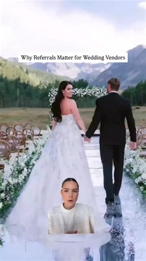 Too many wedding pros rely on hoping to be remembered, when the vendors who grow the fastest are the ones who make referrals easy, structured, and rewarding. A formal referral program keeps your name top-of-mind and creates a predictable stream of qualified clients. And the numbers back it up. Check out our free vendor education program, Pretty Perspectives, to learn more. Little Black Book Photographers: @josevilla @emmafarrphoto Little Black Book Rentals: @bbjlatavola Credits: @alison_events @