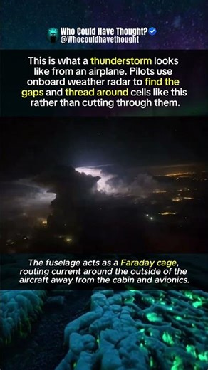 Thunderstorm from Airplane