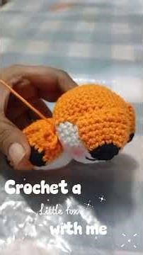 🦊 Come With Me to Crochet a Fox | Cute Amigurumi Fox Crochet Process ✨