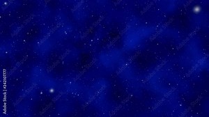 3D rendered Animation of a Star field in Space.