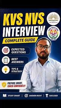 KVS NVS Teacher Interview Tips, Demo Class & Viva Questions