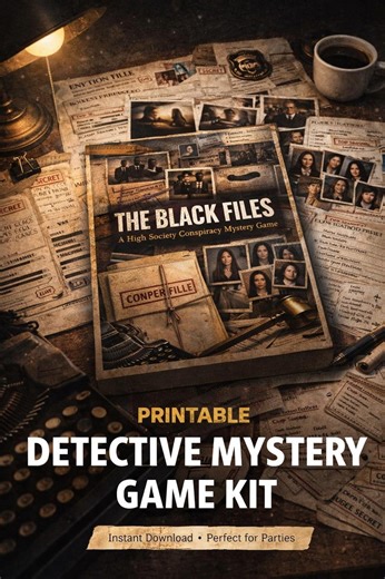Murder Mystery Party Game Printable | Detective Investigation Kit | Clue Solving Puzzle Game | Instant Download - Etsy