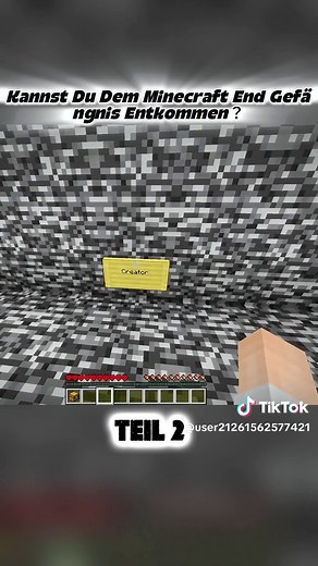 Minecraft End Gefängnis Rätsel lösen