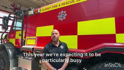 Jo Crow, Station Commander at Farnham Fire Station, talks about the growing threat of wildfires