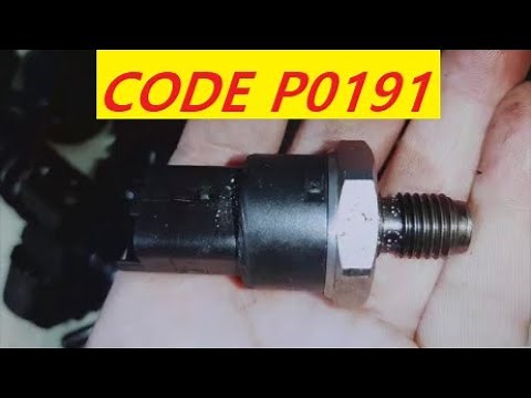 P0191 RAIL PRESSURE SENSOR FAIL, MAIN SYMPTOMS, Fuel Pressure Sensor. OTHERS:P0190,P0192,P0193,P0194