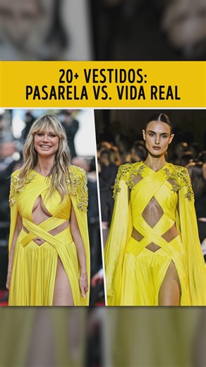 20 Vestidos: pasarela vs. vida real | Bella y Genial