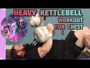 Multi Angle Heavy Kettlebell Workout for Chest - YOUR CHEST WILL BE SORE!