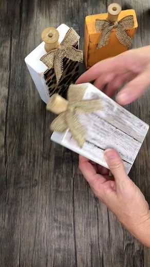 2.5K views · 50 reactions | I love these DIY wood pumpkins! ❤️ Decoupaging makes it so easy to create beautiful decor! #diycrafts #diyfalldecor #falldiy #easycrafts #decoupagepaper #fallcrafting #woodcrafts #craftideas #woodpumpkins | Rusty Roost Designs | Facebook