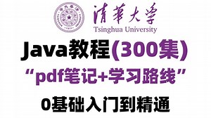 【Java0基础入门到精通】整整300集保姆级教程！2025最新版，Java学习路线+pdf手记，全干货无废话，Java核心基础_少走99%的弯路！