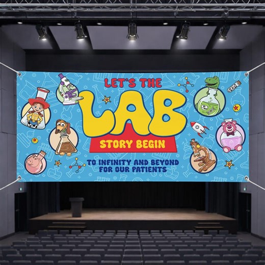 Lab Week 2026 Banner, Lets Lab Story Begin to Infinity Beyond Lab Decor JDJY06 - Etsy