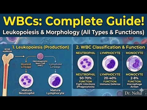 WBCs Masterclass: Leukopoiesis, Morphology & Functions Explained! | Dr. NeHa