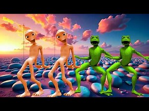 Wildest Moves on the Endless Flat Alien World