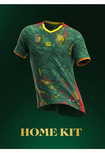 Découvrez les nouveaux maillots du Cameroun !