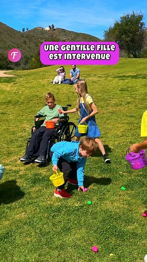 L'empathie en action : Une chasse aux œufs de Pâques qui fait chaud au cœur #Fabiosa #Pâques #lagentilezzaconta . . . À des fins de divertissement uniquement ; filmé dans des espaces publics. Aucune affiliation avec les marques présentées. Inspiré d'événements réels ; certains détails peuvent être modifiés à des fins de créativité. Les activités présentées ne sont pas destinées à être reproduites, exécutées ou imitées. Consulter des professionnels pour la sécurité. | Fabiosa France