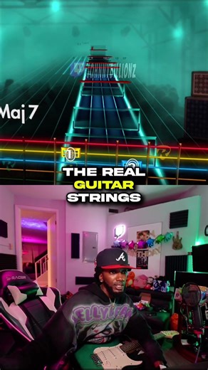 Real guitar with Rocksmith on PS5 🎸 #JohnnyBillionz #MusicLife