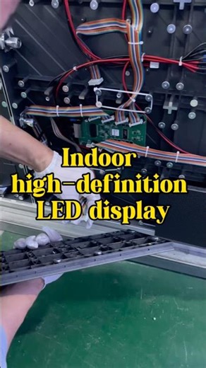 Indoor High-Definition LED Display Installation Tutorial. #leddisplay #indoorscreen #conference