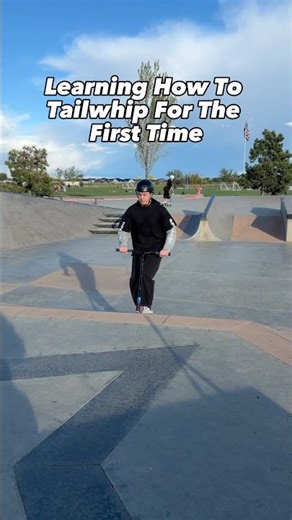 Learning a Tailwhip! #scooter #scootertricks #shorts