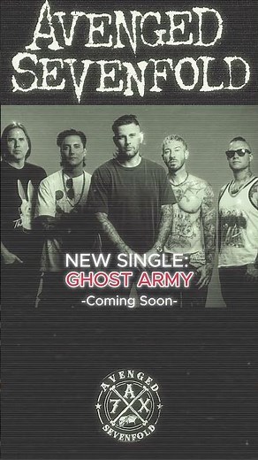 Avenged Sevenfold - GHOST ARMY- New Single 2026 #avengedsevenfold #a7x #ghostarmy #mshadows #single