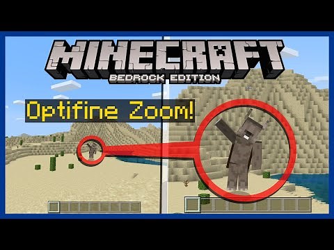 OptiFine Zoom für Minecraft Bedrock! (Minecraft Bedrock)
